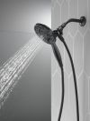 DELTA Universal Showering Components In2ition 4-Setting Two-in-One Shower — Matte Black