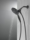 DELTA Universal Showering Components In2ition 4-Setting Two-in-One Shower — Matte Black