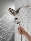 DELTA Universal Showering Components In2ition 4-Setting Two-in-One Shower — Satin Nickel