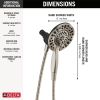 DELTA Universal Showering Components In2ition 4-Setting Two-in-One Shower — Satin Nickel