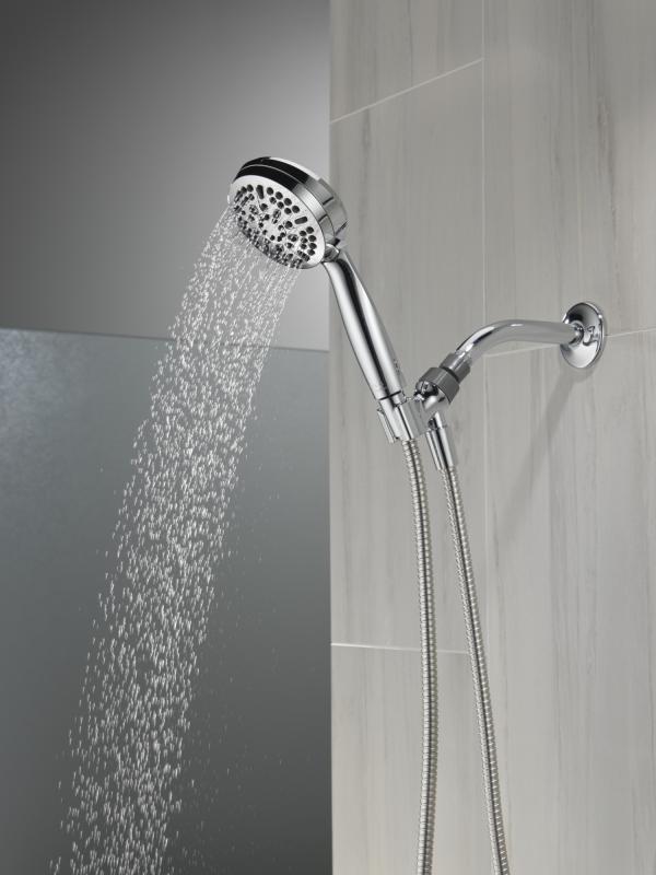 DELTA Universal Showering Components 5 Setting Hand Shower — Chrome