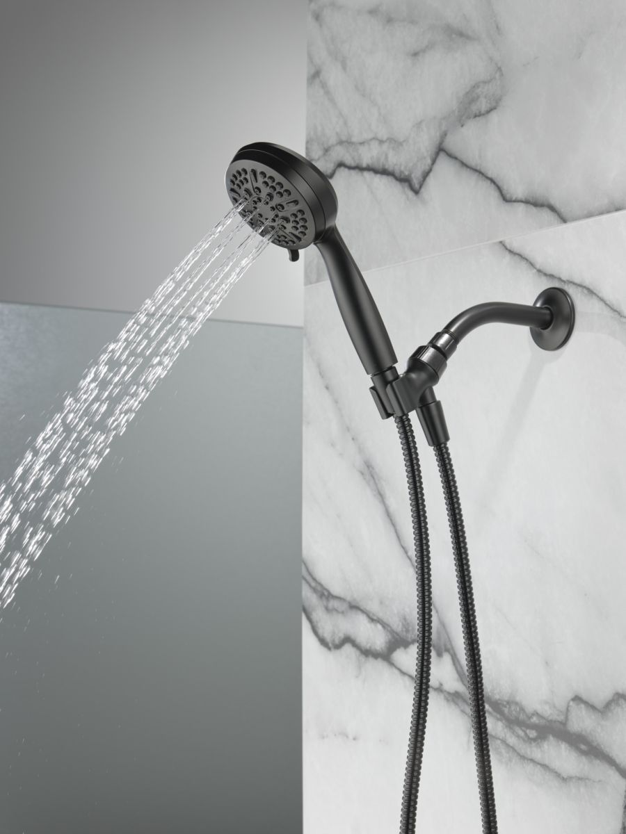 DELTA Universal Showering Components 5 Setting Hand Shower — Matte Black
