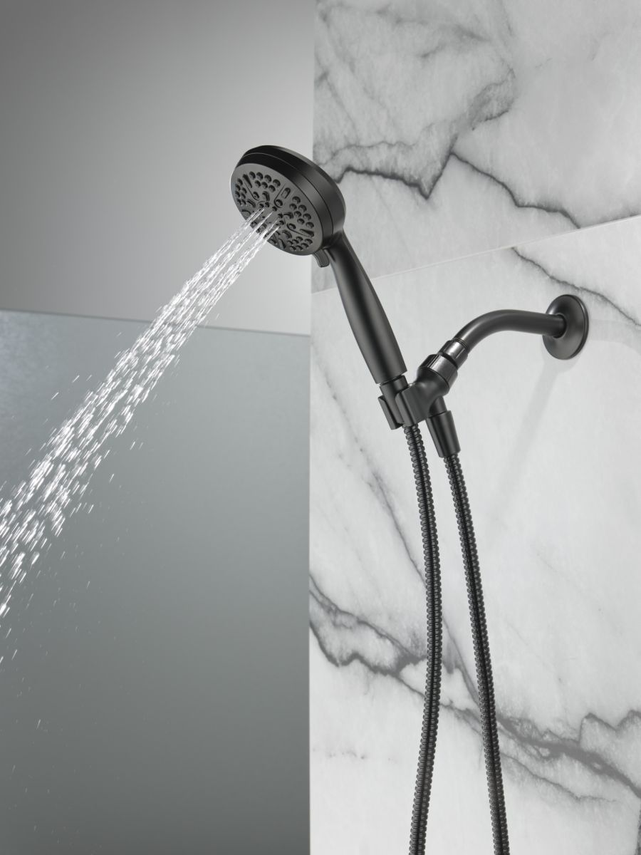 DELTA Universal Showering Components 5 Setting Hand Shower — Matte Black
