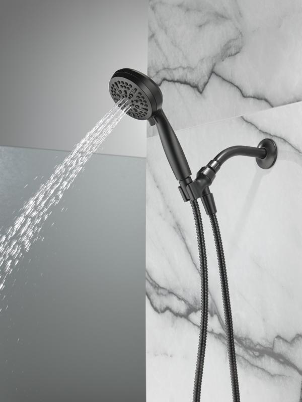 DELTA Universal Showering Components 5 Setting Hand Shower — Matte Black