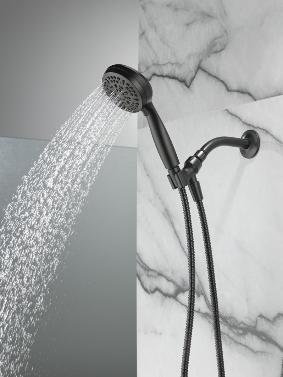 DELTA Universal Showering Components 5 Setting Hand Shower — Matte Black