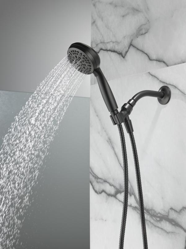 DELTA Universal Showering Components 5 Setting Hand Shower — Matte Black