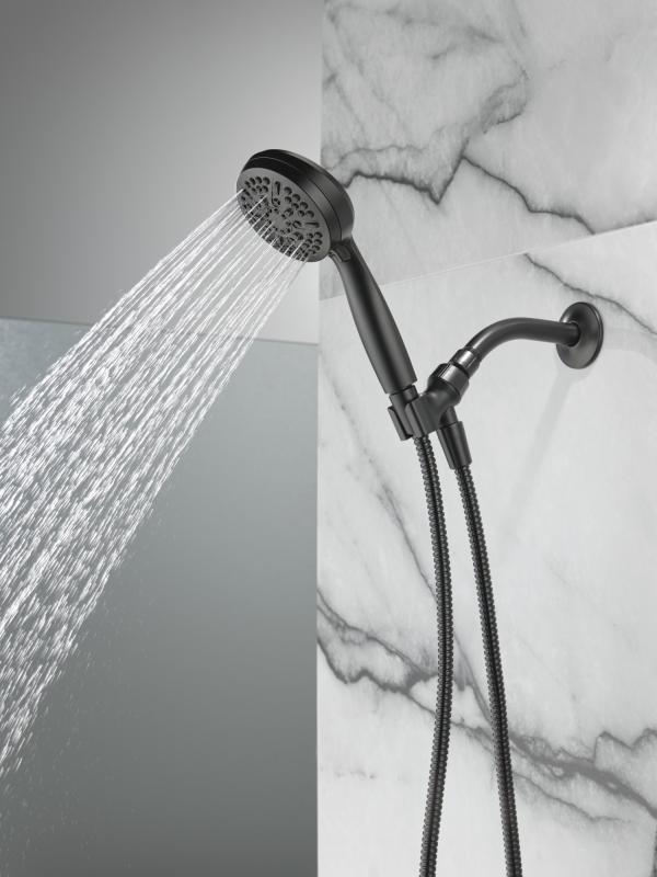 DELTA Universal Showering Components 5 Setting Hand Shower — Matte Black