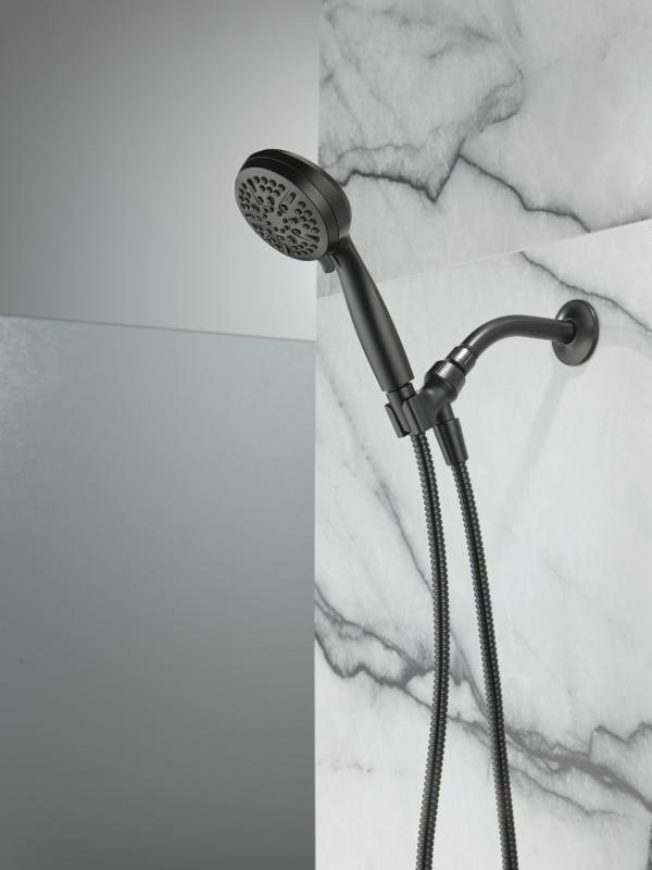 DELTA Universal Showering Components 5 Setting Hand Shower — Matte Black