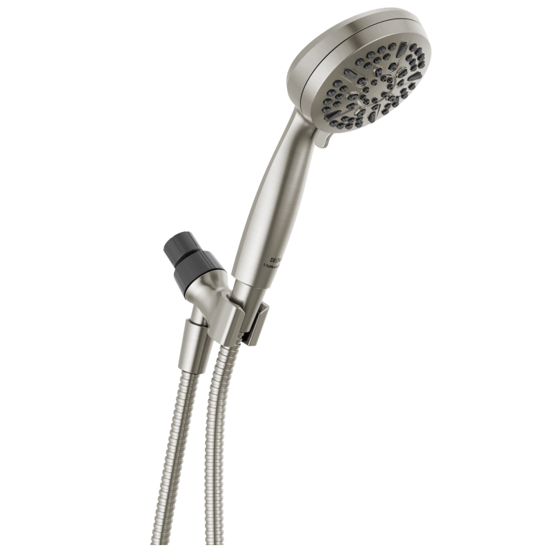 DELTA Universal Showering Components 5 Setting Hand Shower — Spotshield Brushed Nickel