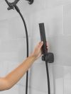 DELTA Universal Showering Components 10 inch Raincan Shower Head & Hand Held Combo with Adjustable Extension Arm — Matte Black