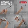 DELTA Universal Showering Components 10 inch Raincan Shower Head & Hand Held Combo with Adjustable Extension Arm — Chrome