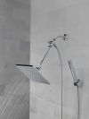 DELTA Universal Showering Components 10 inch Raincan Shower Head & Hand Held Combo with Adjustable Extension Arm — Chrome