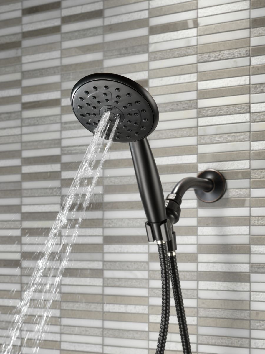 DELTA Universal Showering Components Porter 3-Setting Hand Shower — Oil Rubbed Bronze