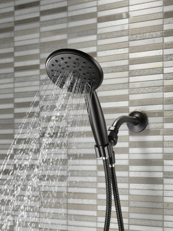 DELTA Universal Showering Components Porter 3-Setting Hand Shower — Oil Rubbed Bronze