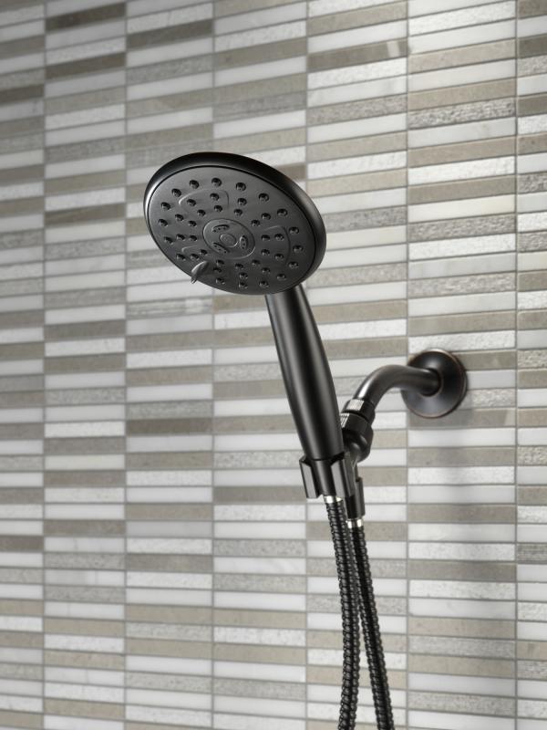 DELTA Universal Showering Components Porter 3-Setting Hand Shower — Oil Rubbed Bronze