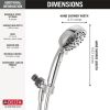 DELTA Universal Showering Components H2Okinetic 6-Setting Hand Shower — Chrome