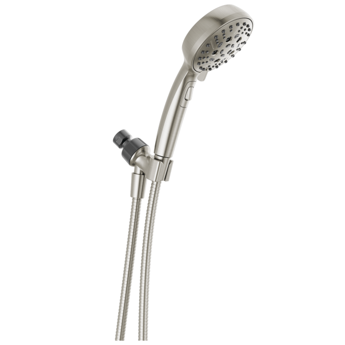 DELTA Universal Showering Components H2Okinetic 6-Setting Hand Shower — Satin Nickel