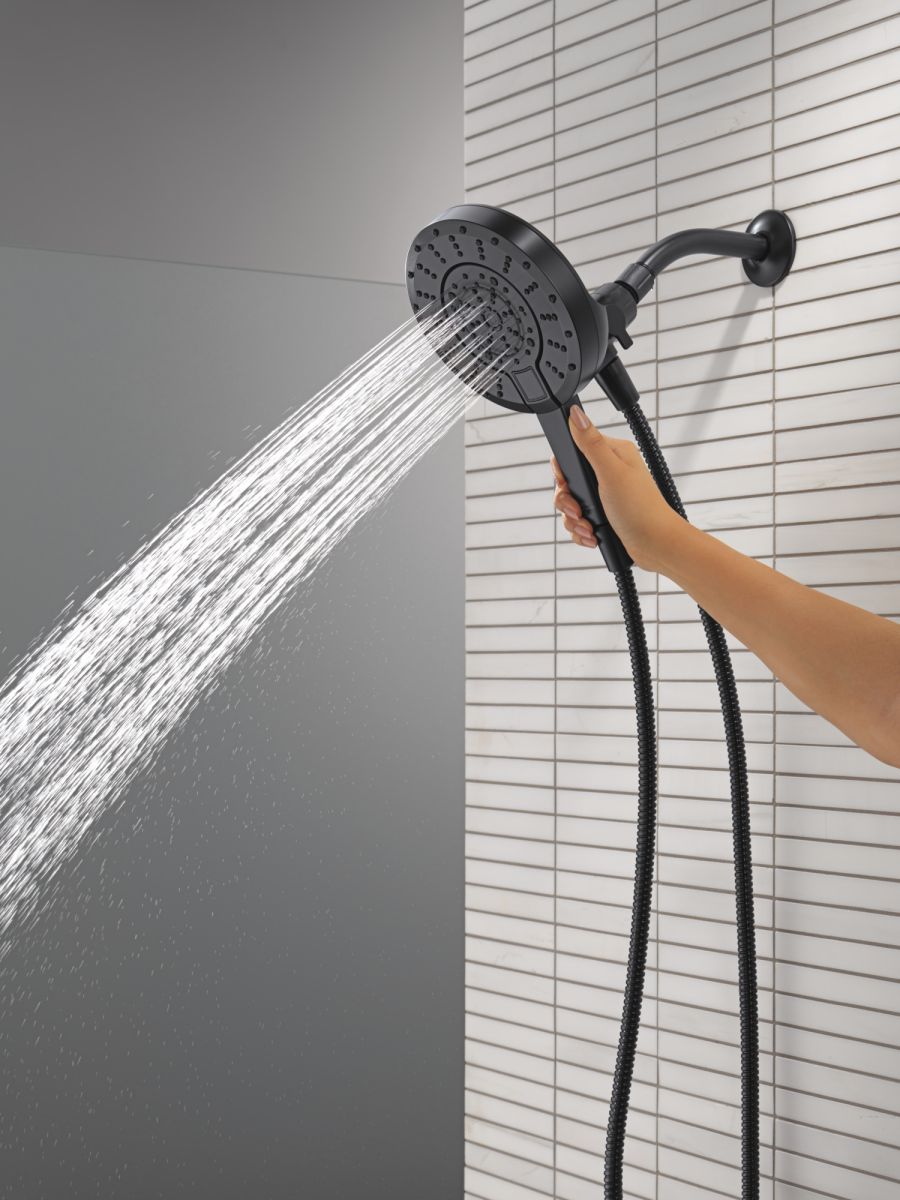 DELTA Universal Showering Components 5-Setting In2ition with ProClean — Matte Black