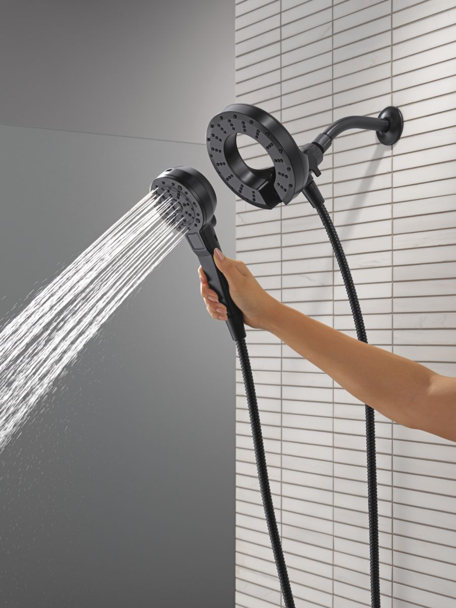 DELTA Universal Showering Components 5-Setting In2ition with ProClean — Matte Black