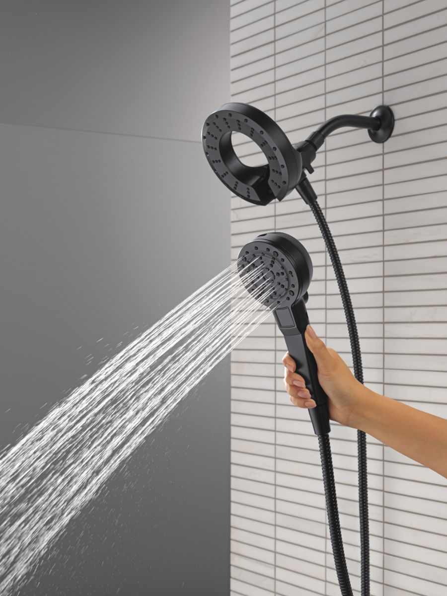 DELTA Universal Showering Components 5-Setting In2ition with ProClean — Matte Black