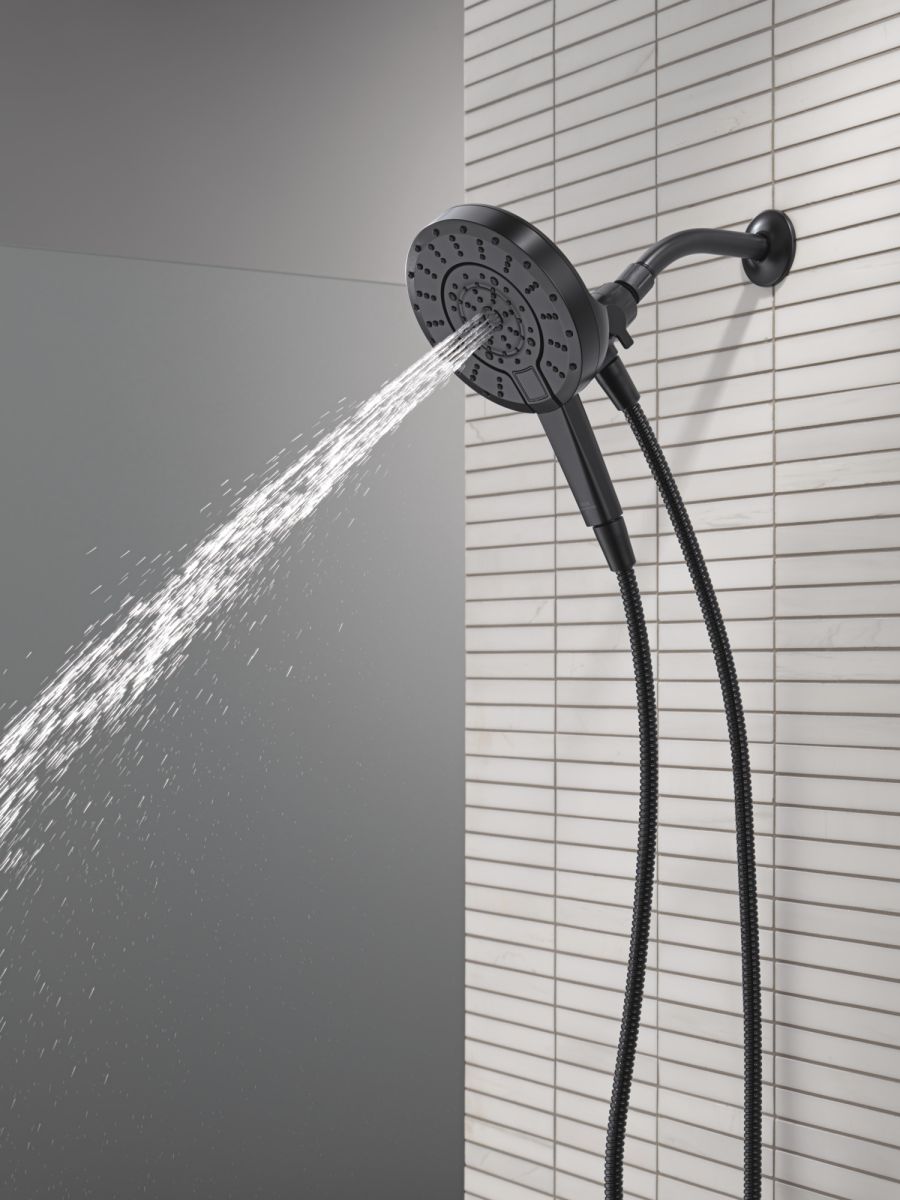 DELTA Universal Showering Components 5-Setting In2ition with ProClean — Matte Black