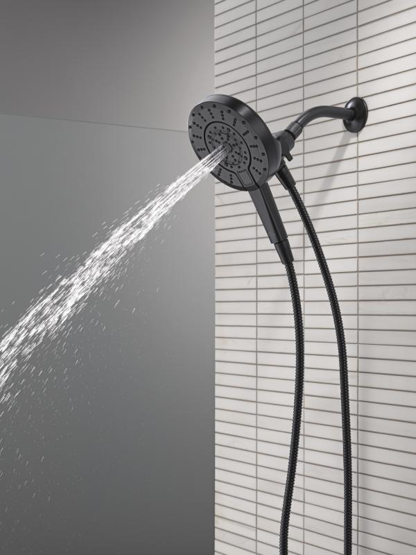 DELTA Universal Showering Components 5-Setting In2ition with ProClean — Matte Black