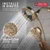 DELTA Universal Showering Components 5-Setting In2ition with ProClean — Champagne Bronze