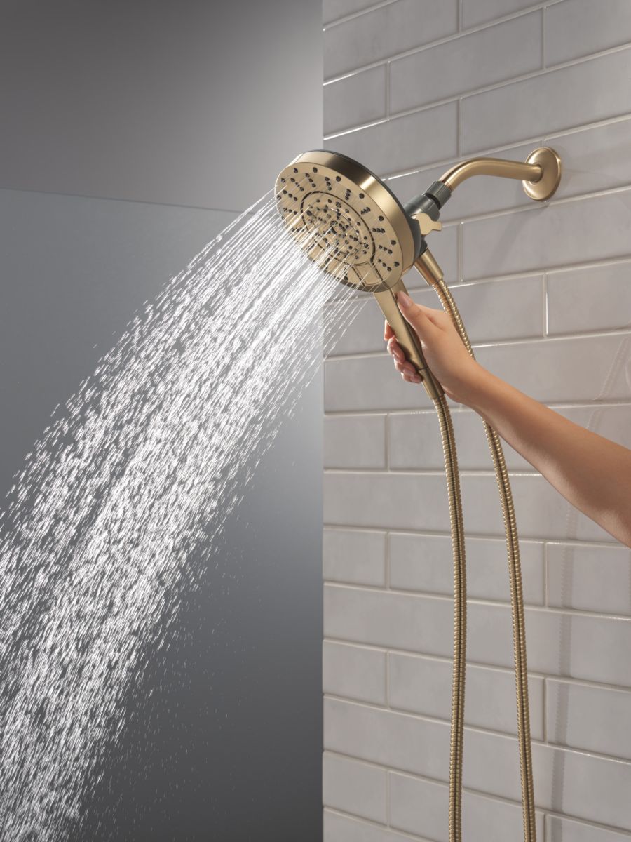 DELTA Universal Showering Components 5-Setting In2ition with ProClean — Champagne Bronze