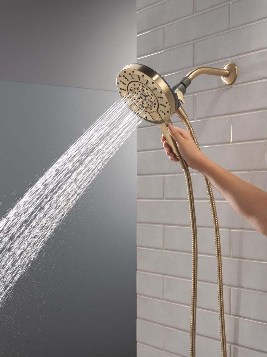 DELTA Universal Showering Components 5-Setting In2ition with ProClean — Champagne Bronze