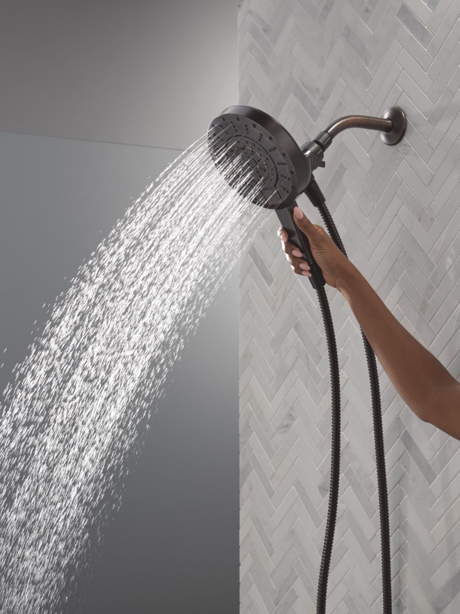 DELTA Universal Showering Components 5-Setting In2ition with ProClean — Venetian Bronze
