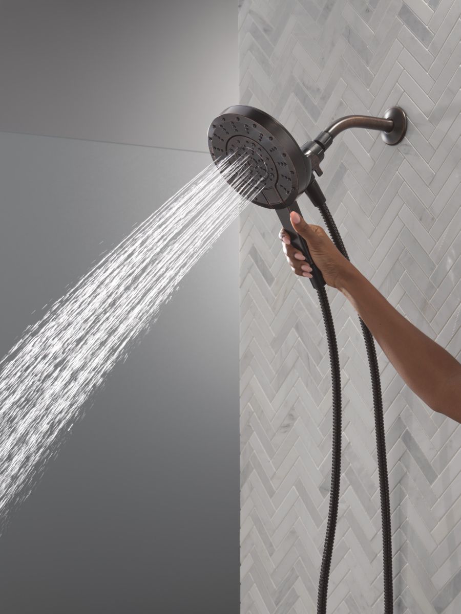 DELTA Universal Showering Components 5-Setting In2ition with ProClean — Venetian Bronze