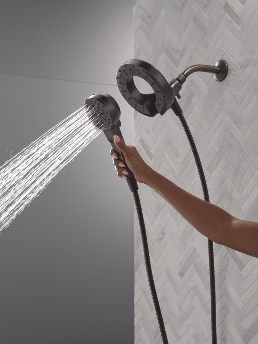 DELTA Universal Showering Components 5-Setting In2ition with ProClean — Venetian Bronze