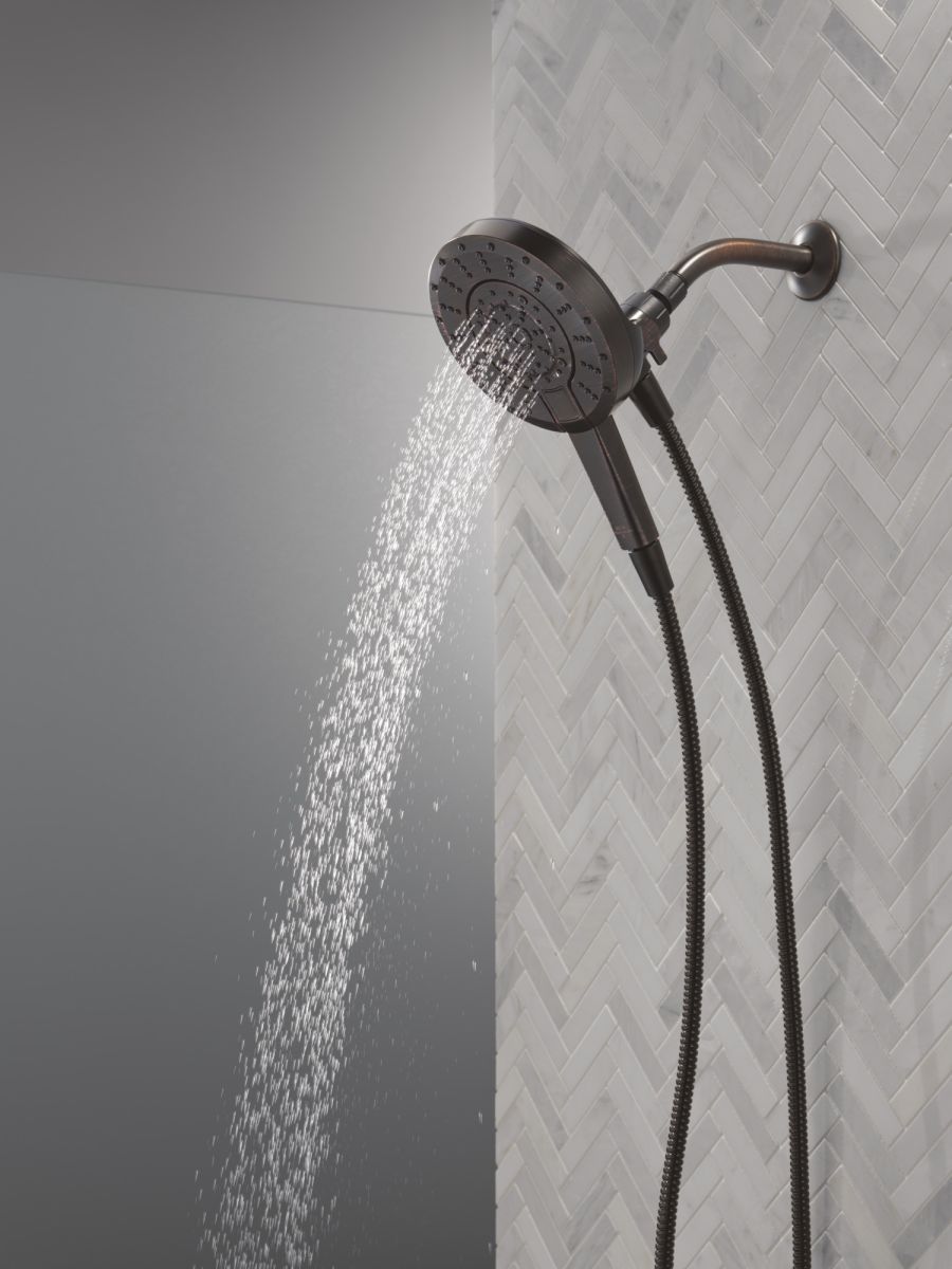 DELTA Universal Showering Components 5-Setting In2ition with ProClean — Venetian Bronze