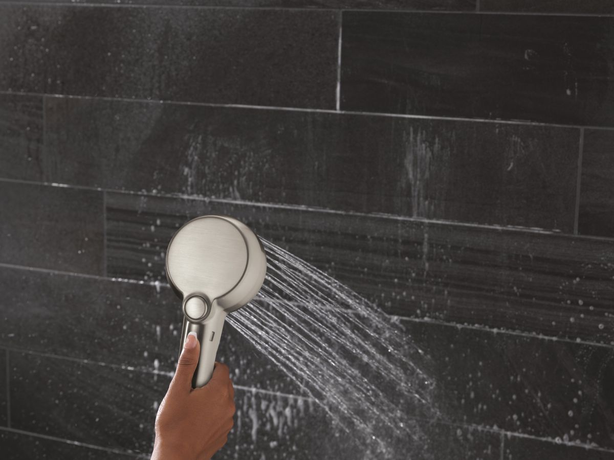 DELTA Universal Showering Components 5-Setting In2ition with ProClean — Spotshield Brushed Nickel