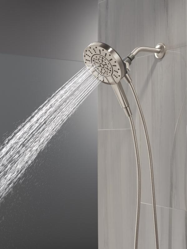 DELTA Universal Showering Components 5-Setting In2ition with ProClean — Spotshield Brushed Nickel