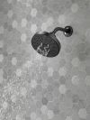 DELTA Universal Showering Components H2Okinetic 5-Setting Shower Head — Matte Black