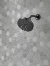DELTA Universal Showering Components H2Okinetic 5-Setting Shower Head — Matte Black