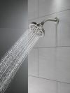 DELTA Universal Showering Components 5-Setting Shower Head — Spotshield Brushed Nickel