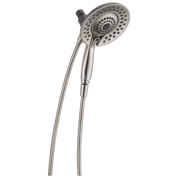 DELTA Universal Showering Components In2ition 5-Setting Two-in-One Shower — Spotshield Brushed Nickel