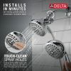 DELTA Universal Showering Components 5 Function Combo Pack Shower — Chrome