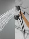 DELTA Universal Showering Components 5 Function Combo Pack Shower — Matte Black