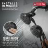 DELTA Universal Showering Components 5 Function Combo Pack Shower — Matte Black