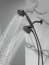 DELTA Universal Showering Components 5 Function Combo Pack Shower — Matte Black