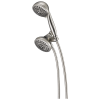 DELTA Universal Showering Components 5-Setting Combo Pack Shower — Spotshield Brushed Nickel