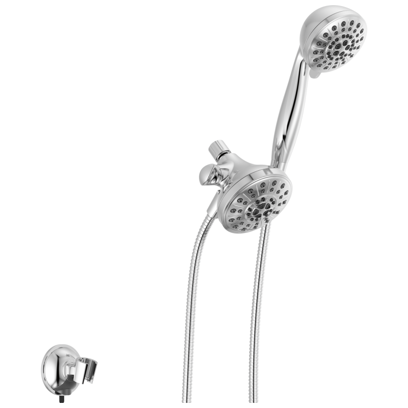 DELTA Universal Showering Components 5-Setting Combo Pack with Anywhere Mount — Chrome