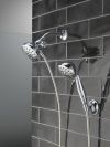 DELTA Universal Showering Components 5-Setting Combo Pack with Anywhere Mount — Chrome