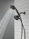 DELTA Universal Showering Components 5 function Combo Pack with Anywhere Mount — Matte Black