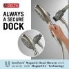 DELTA Universal Showering Components 6-Setting SureDock Magnetic Hand Shower — Satin Nickel