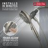 DELTA Universal Showering Components 6-Setting SureDock Magnetic Hand Shower — Satin Nickel