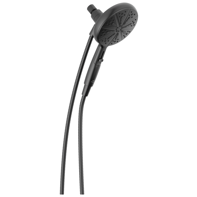 DELTA Universal Showering Components 6-Setting SureDock Magnetic Hand Shower — Matte Black